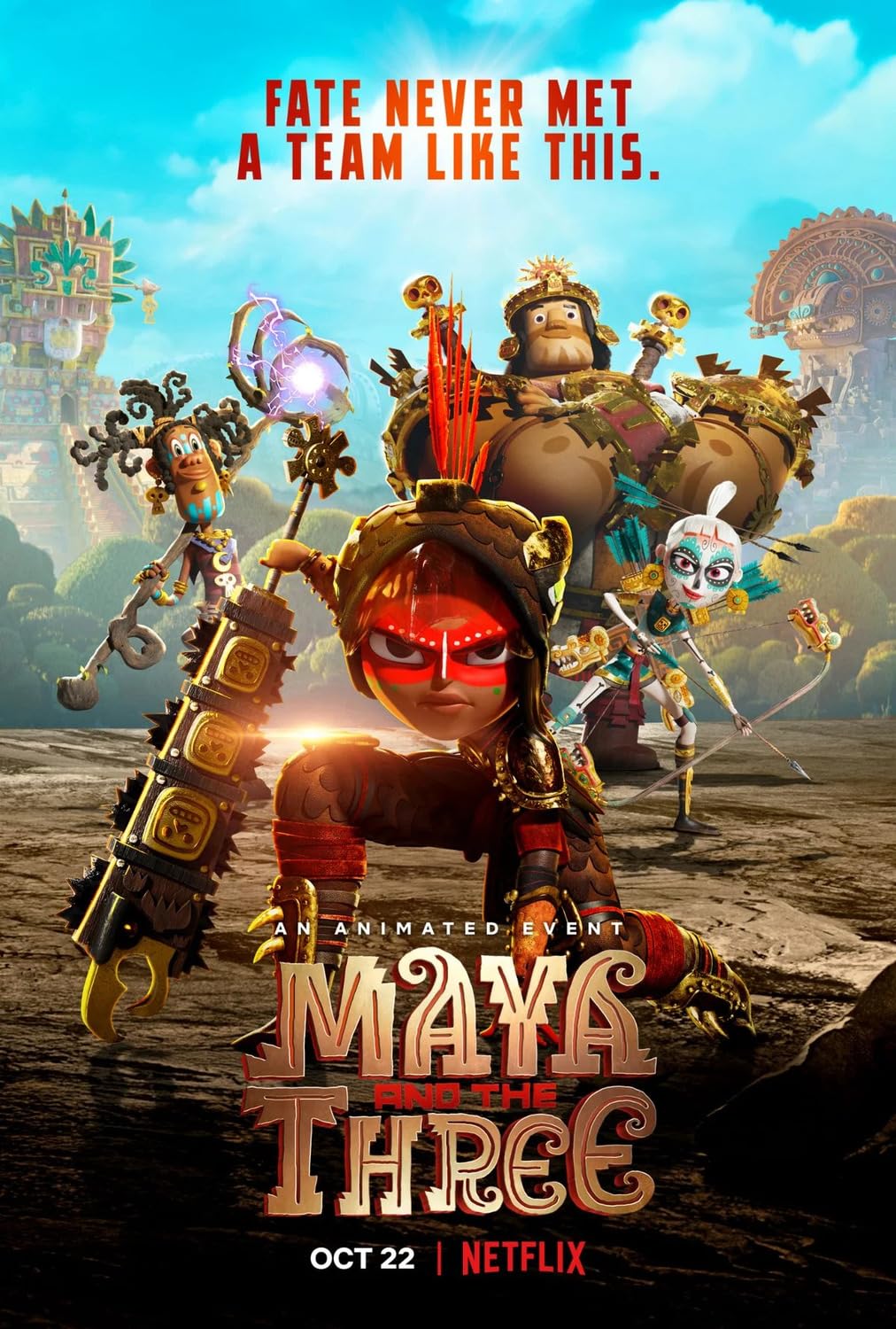 Download Maya and the Three (Season 01) Complete Dual Audio {Hindi-English} Netflix Series 720p | 480p WEB-DL download