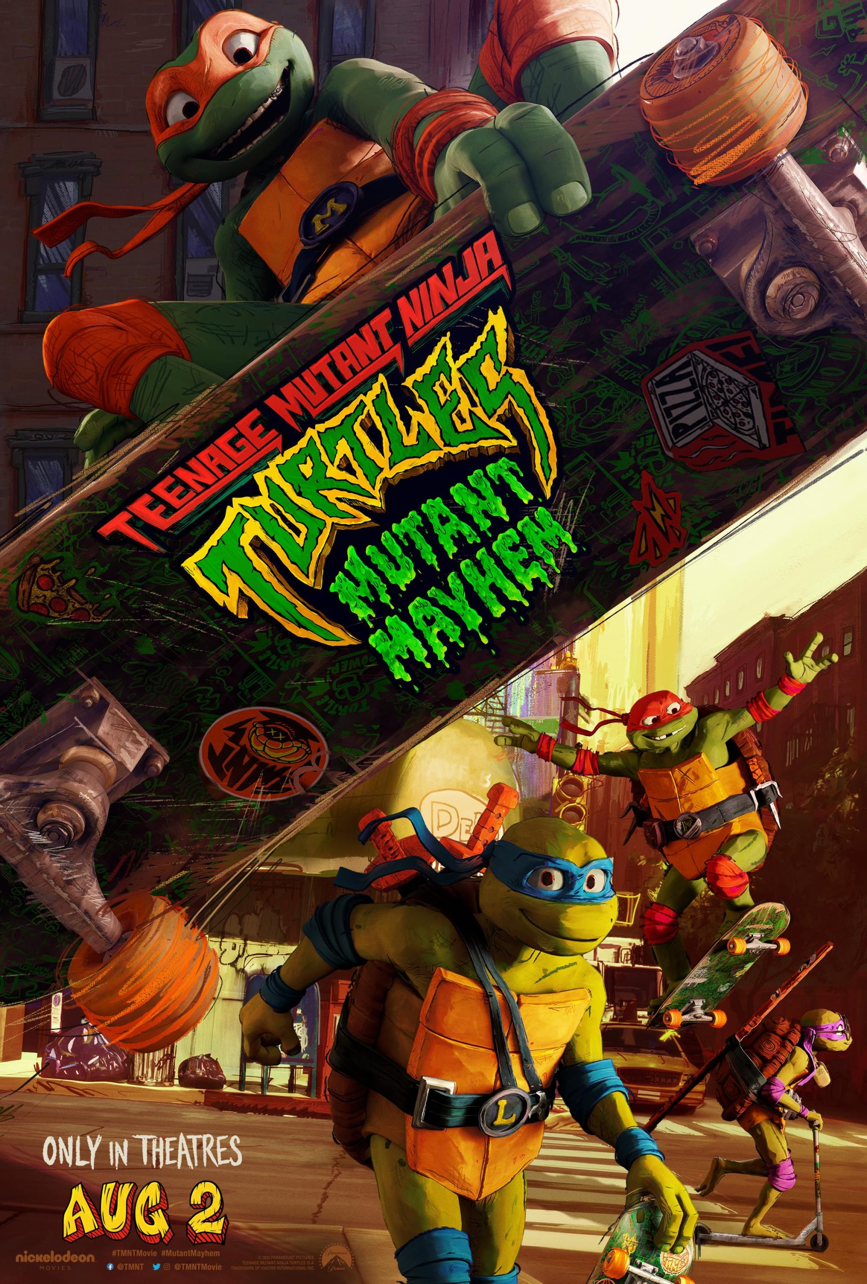 Download Teenage Mutant Ninja Turtles Mutant Mayhem (2023) Dual Audio {Hindi ORG+English} WEB-DL 1080p | 720p | 480p [300MB] download